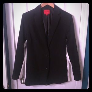 Black Blazer with white side detail